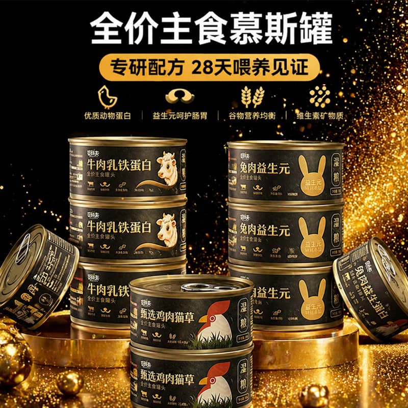 Wholesale Cat Cans, Pet Food, Complete Wet Cat Food, Main Meal Cat Meal Pouch 85g, Drop Shipping
