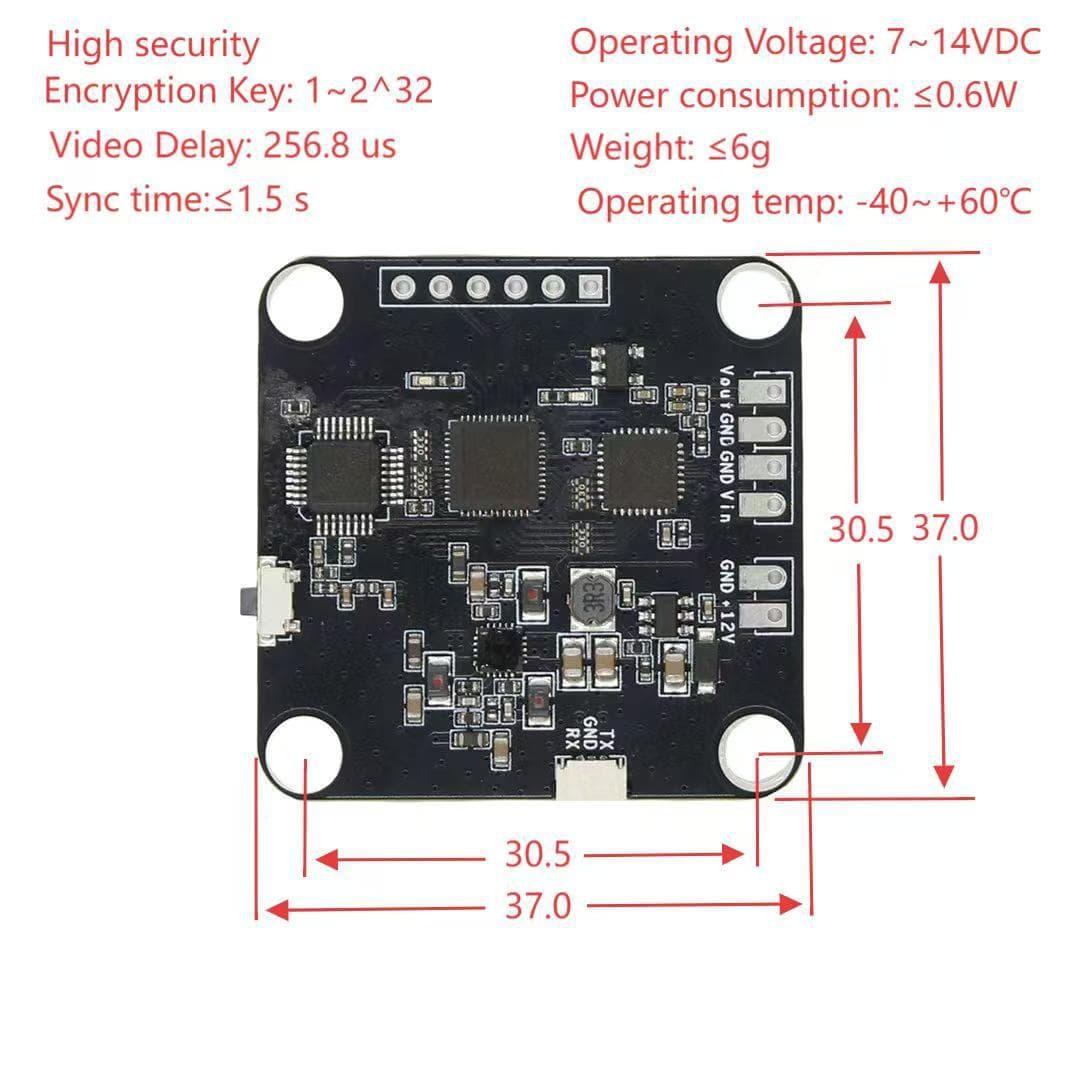 FPV Video Scrambler - Video Tx Encryption and Rx Decryption
