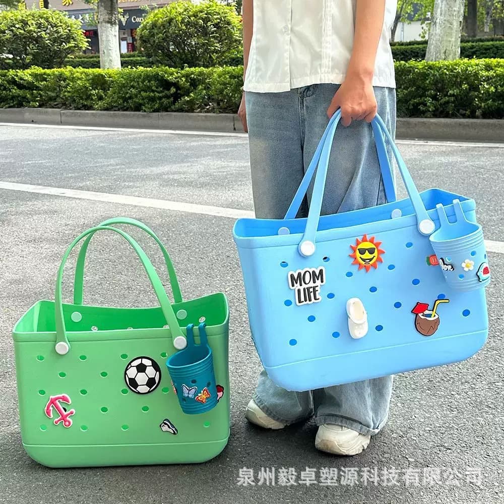 EVA Hole Bag Cross-Border Supply EVA Beach Bag Large EVA Bag Outdoor Waterproof Large Capacity