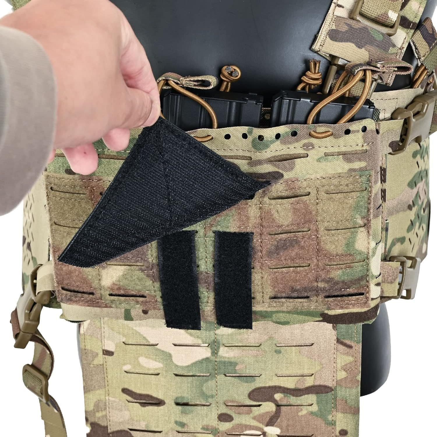 Cross-border tactical Molle 4-inch patch tactical vest multi-purpose panel badge patch display quick release pad