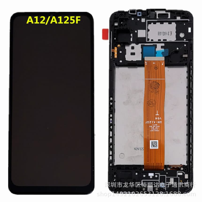 Suitable for Samsung A12/A125F Screen Assembly A32/A326Bs Mobile Phone LCD Display with Frame