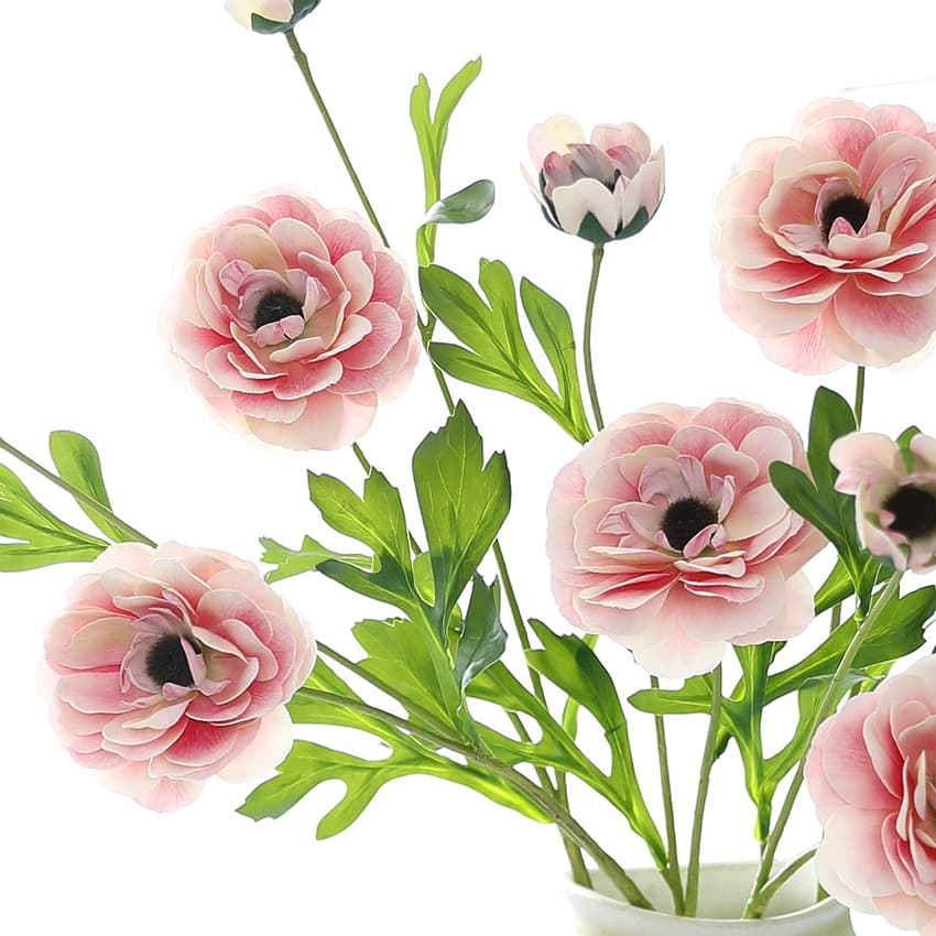Japanese Ranunculus Artificial Flowers Camellia Lotus Fake Flowers Home Decoration Soft Furnishings Wedding Shopping Mall Hotel Photography Lu Lian