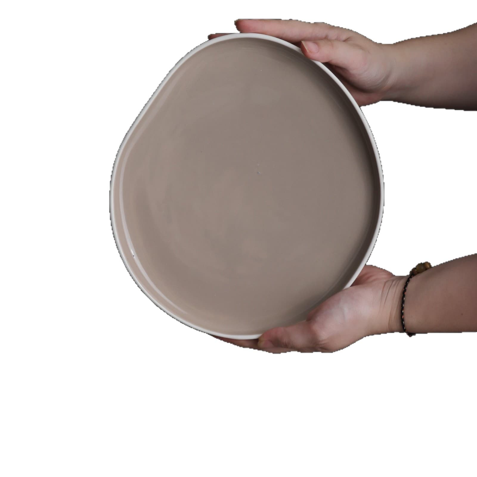 European-style Glazed Ceramic Soup Plate, Flat Plate, Fish Plate, Cup and Saucer, Rice Bowl, Afternoon Tea Dessert Two-Tier Stand, Fruit Tray