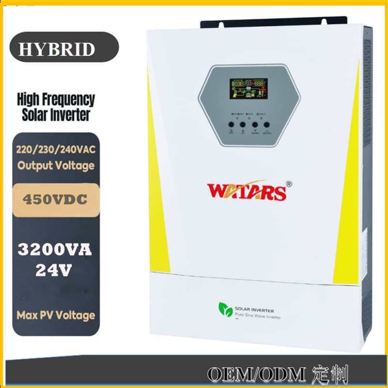 High Power Pure Sine Wave Inverter Solar Power Generation System Inverter Solar Energy Storage High Frequency Inverter Charger All-in-One Machine