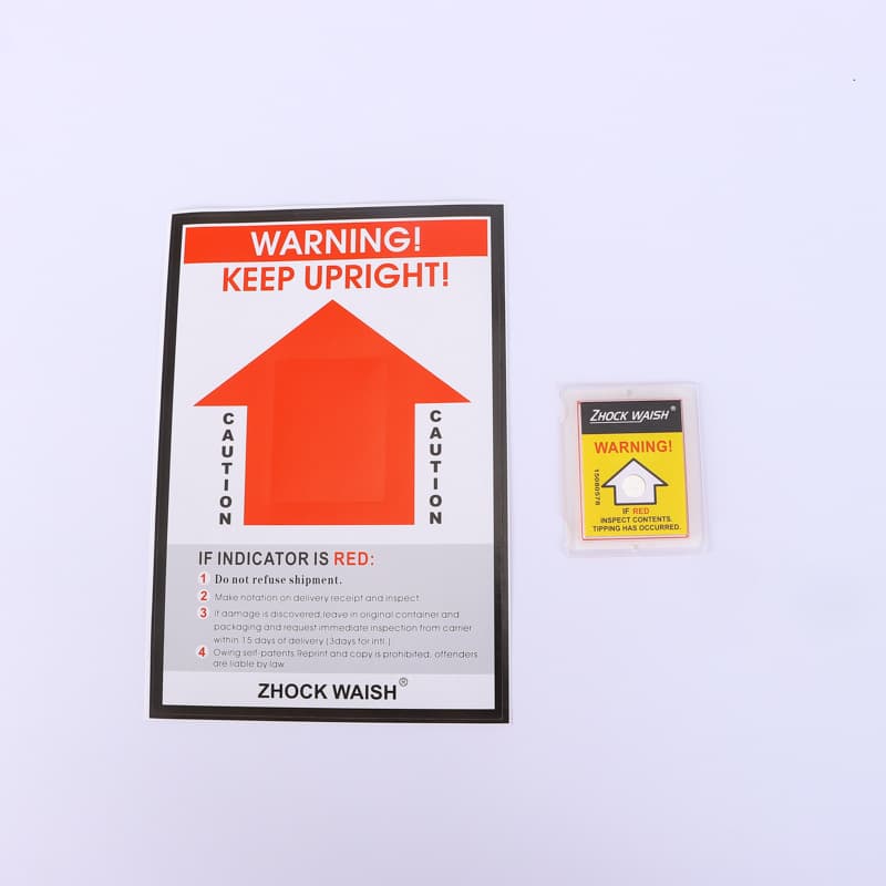 Anti-Tilt Label Custom Logo Anti-Tilt Sensor Mark Anti-Tip Single-Angle Left-Right Anti-Inversion Label