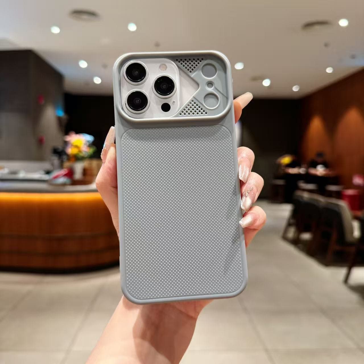Compatible with iPhone 17 Pro Max Case, Shockproof Full-Body Coverage, Skin-Friendly Feel, Heat Dissipation, Solid Color Soft Case