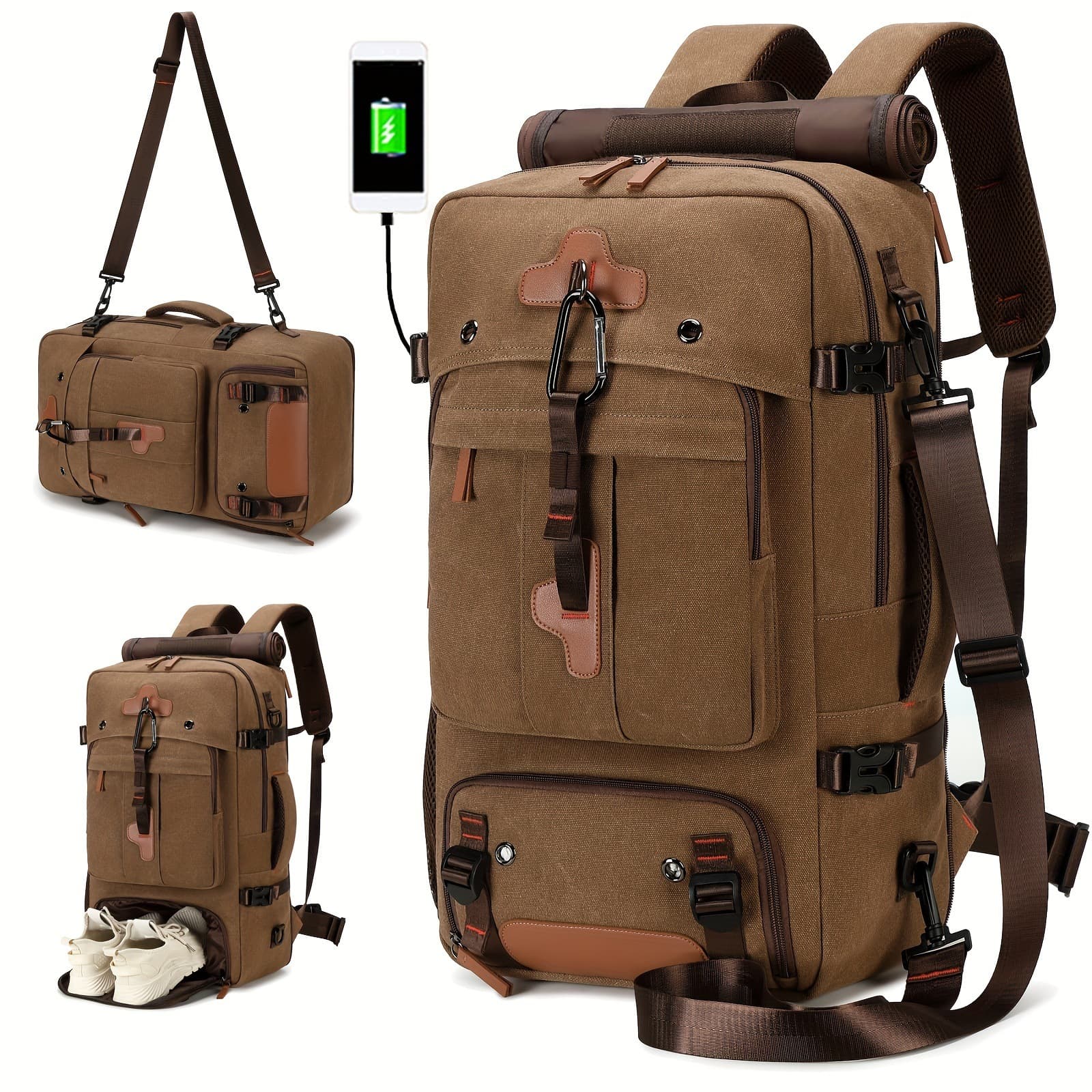 New Cross-Border Men's Backpack Premium Waterproof Business Casual Laptop Backpack Multifunctional with Custom LOGO