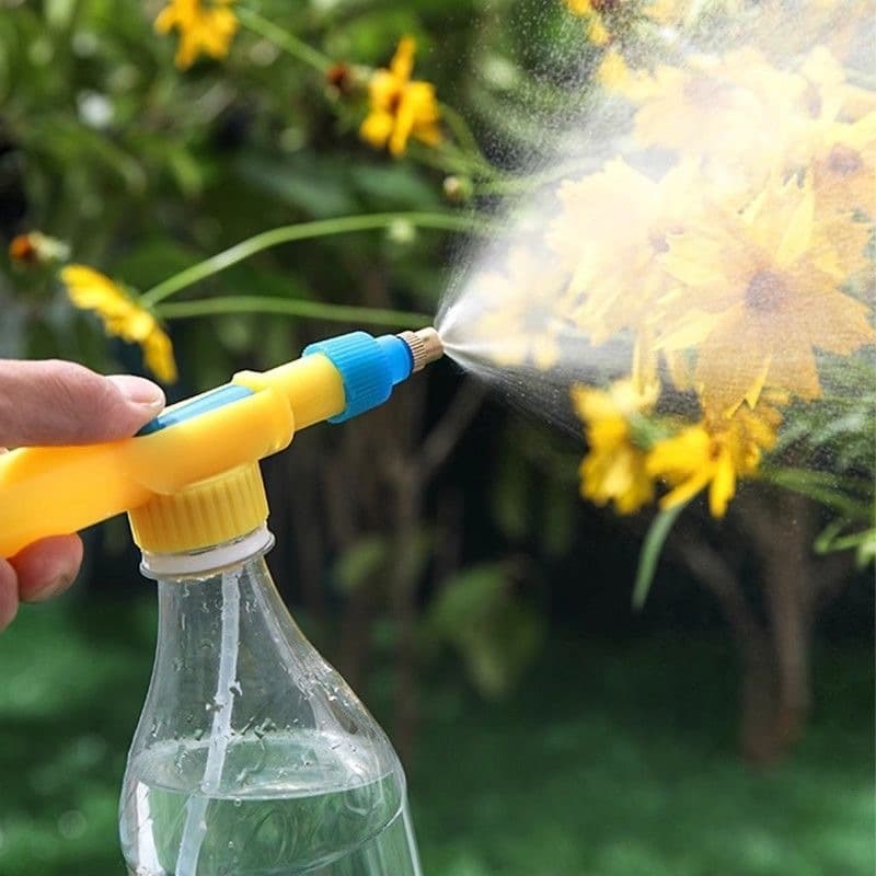 Pull Rod Spray Bottle Cola Bottle Sprayer Reciprocating Manual Pressure Sprayer Bottle Handheld Multi-Function Sprayer Flower Watering
