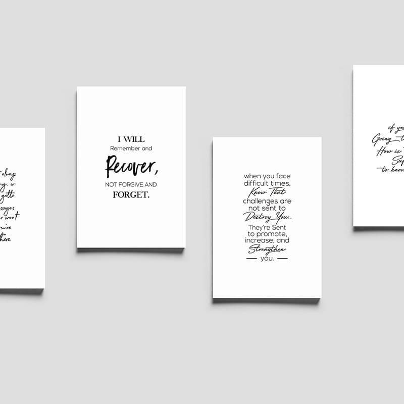 Ins style handwritten English wall decoration card poster photo prop photography background internet celebrity room decoration magazine
