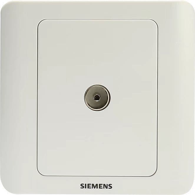 [Official Genuine] Siemens Switch Socket Yuanjing Elegant White 86 5-Outlet 1-Switch USB Home Panel Set