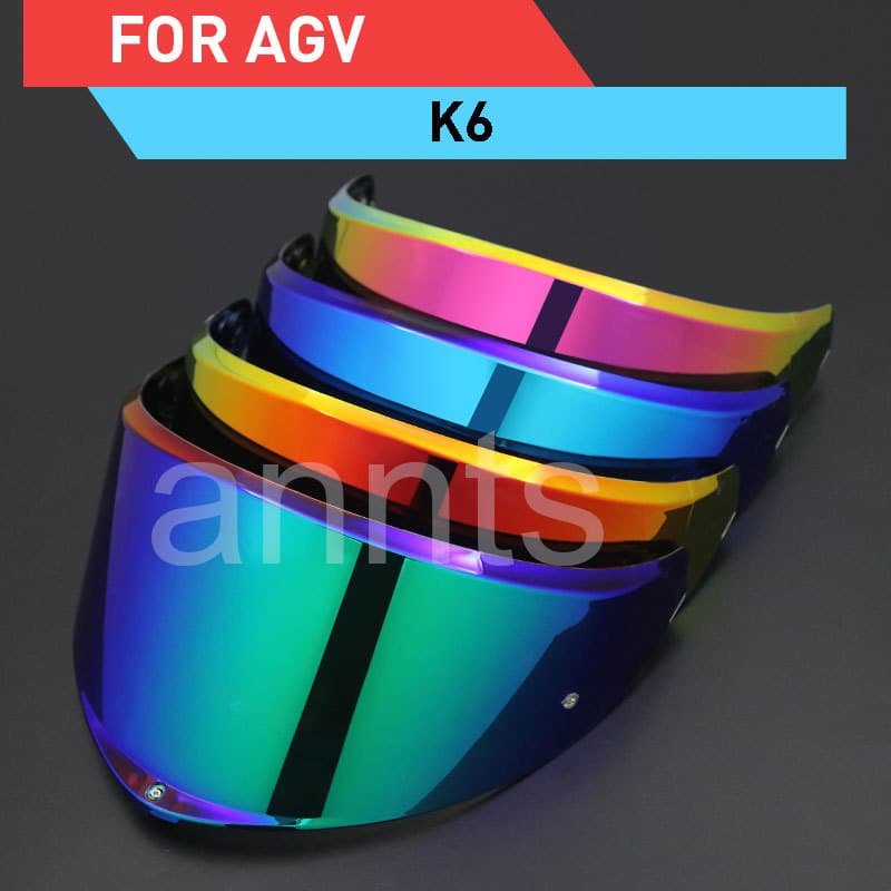 Compatible AGV K6 Visor K6 K6S Motorcycle Helmet Visor Day and Night Universal Helmet Visor