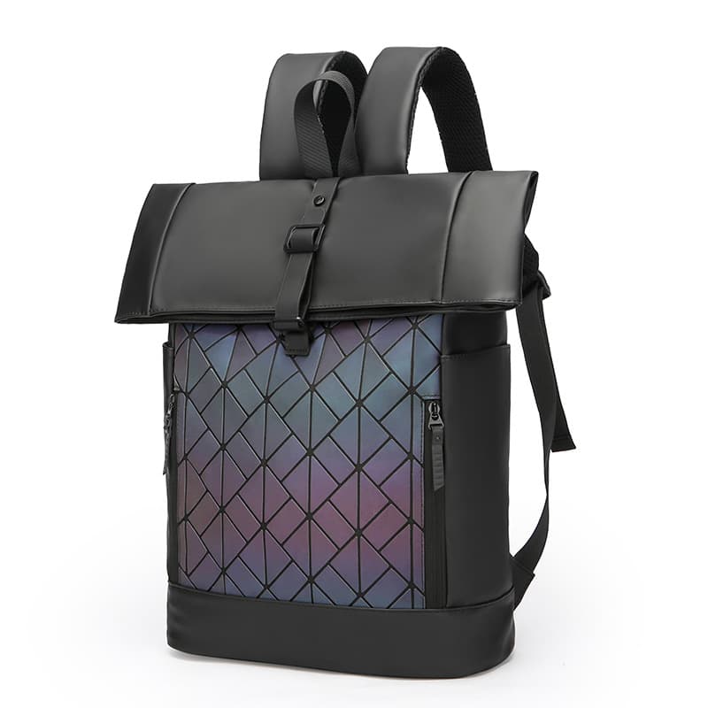 New men's large capacity commuter casual trendy travel business backpack, 17" retro college bag