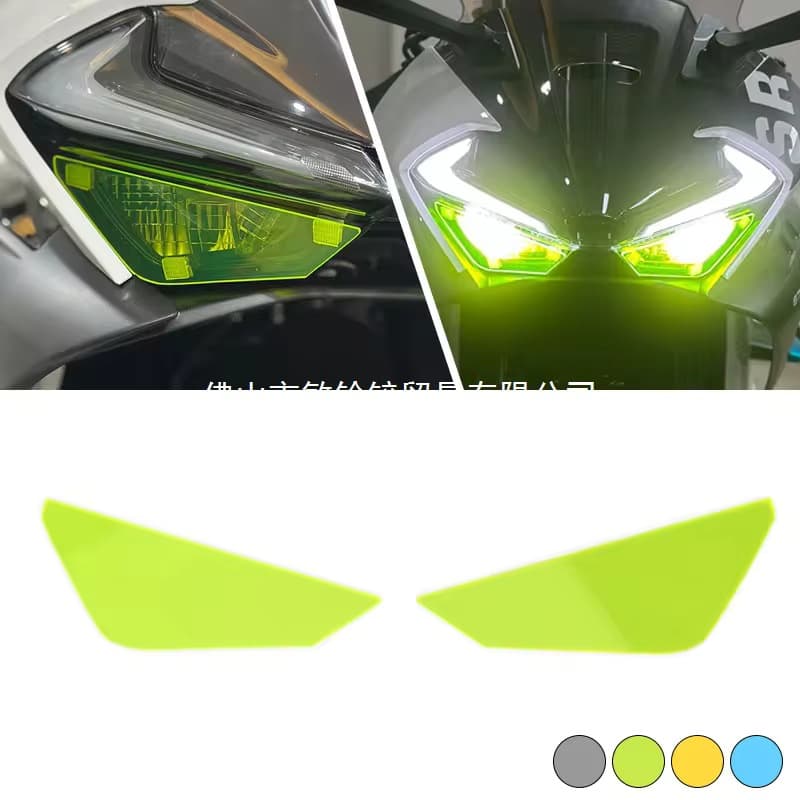 Motorcycle Accessories Front Headlight Protection Headlight Lens Cover Protector for 675SR 675SR-R 675SR