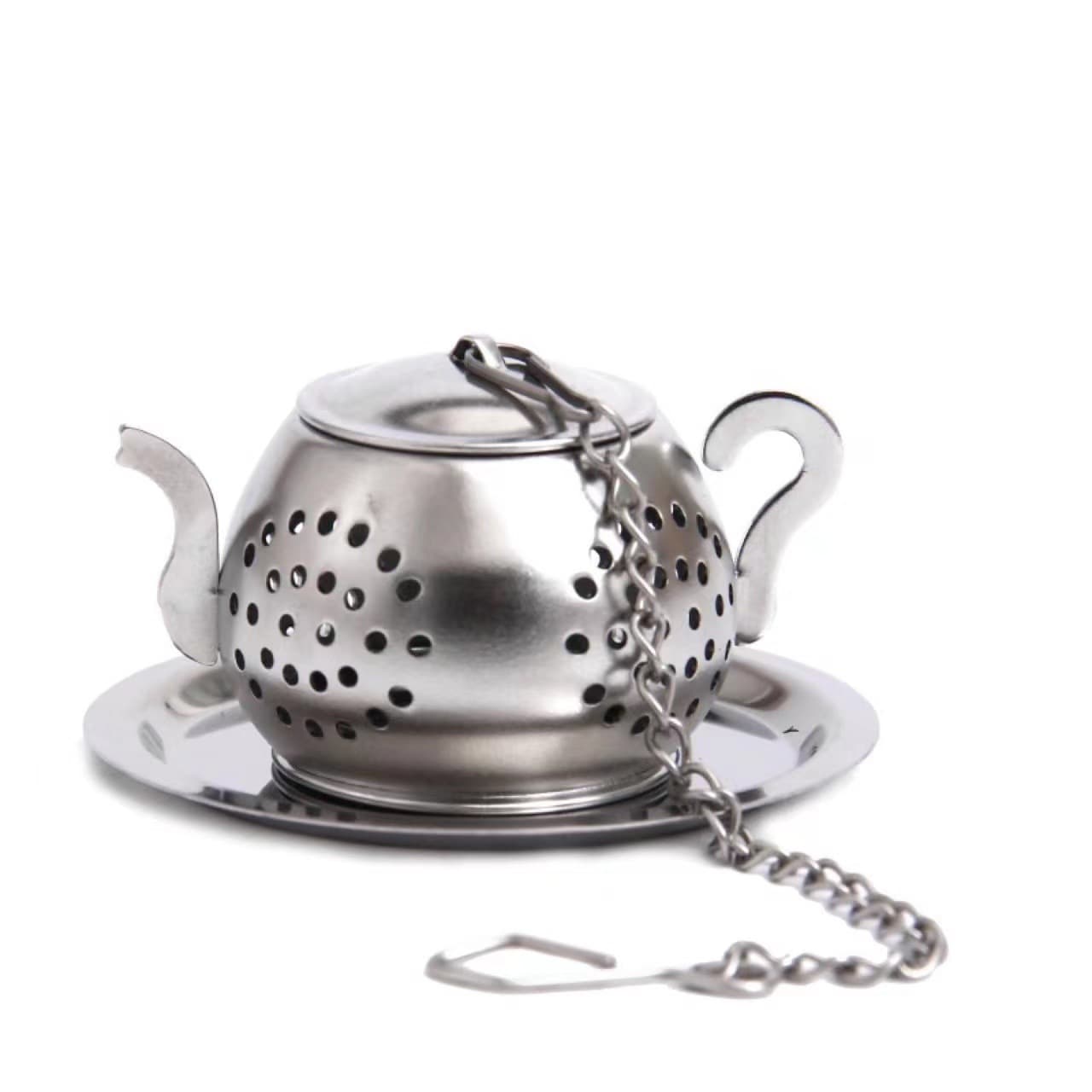 304 Stainless Steel Tea Strainer Filter Infuser Small Teapot Shape Tea Filter Tea Accessories