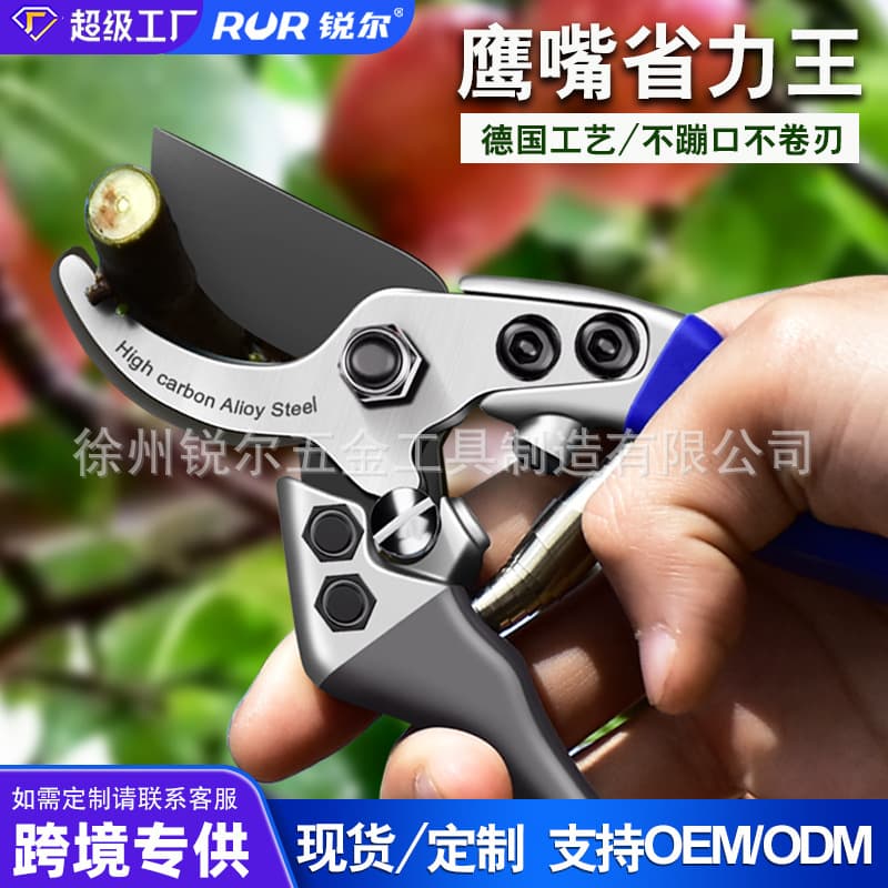 Garden Pruning Shears, Branch Scissors, Flower Shears, Tree Trimming Scissors for Gardening and Floral Use