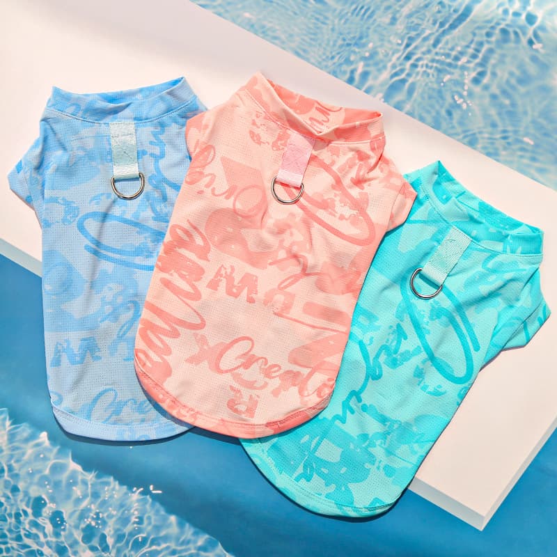 Ice Silk Hairless Cat Pet Dog Clothes Dog Coat Cat Apparel Anti-Fly Cooling Vest Vest Cross-Border