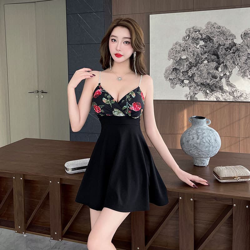 New sexy dress health center massage foot bath technician work clothes covering belly and slimming low-cut 3638 dress