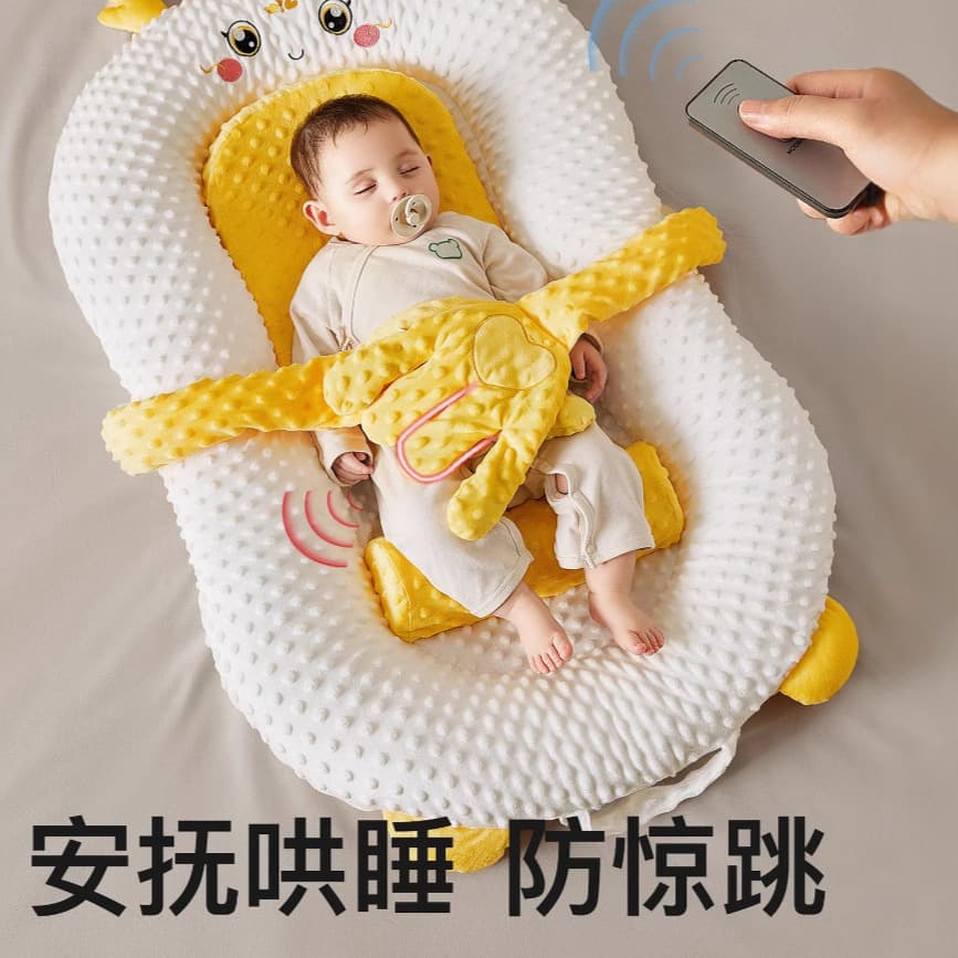 Baby Nest Bed for Newborns, Anti-Pressure, Anti-Startle, Anti-Spit-Up, Foldable Comfort Sleep Pad