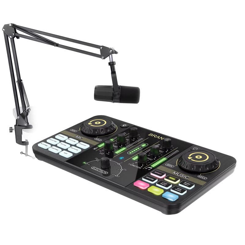 Factory Direct Live Streaming Sound Card Kit XLR/USB Dynamic Professional Microphone Recording Studio Live Mic for Cross-Border E-commerce