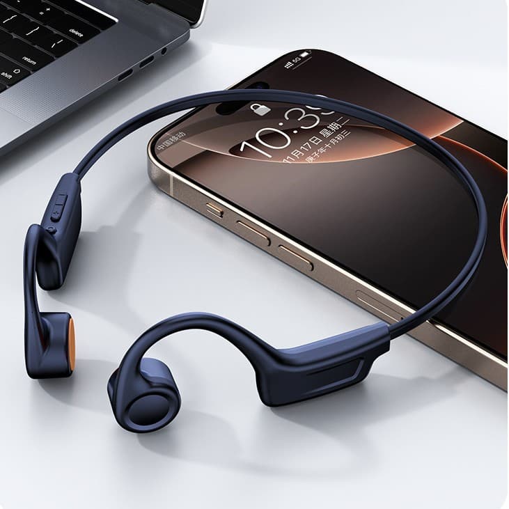 G01 Bone Conduction Bluetooth Headphones Open Ear Wireless Sweatproof Running Sports Ultra-Long Battery Life Call Cross-Border