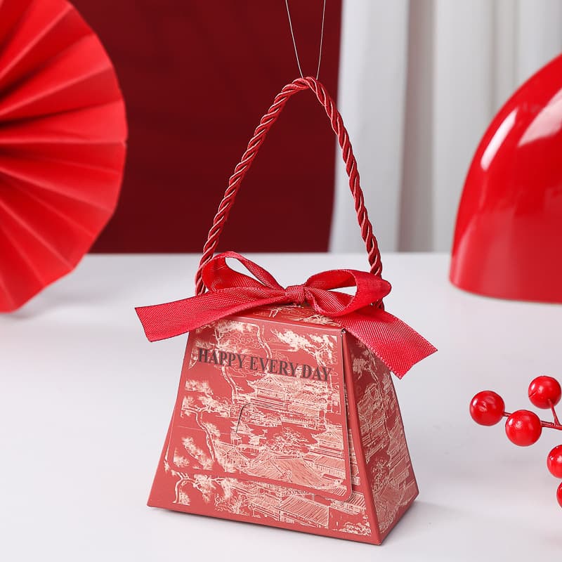 2026 New Style Wedding Candy Box, Wedding Candy Bag, Premium Creative Wedding Favor Gift Paper Box for Small Weddings
