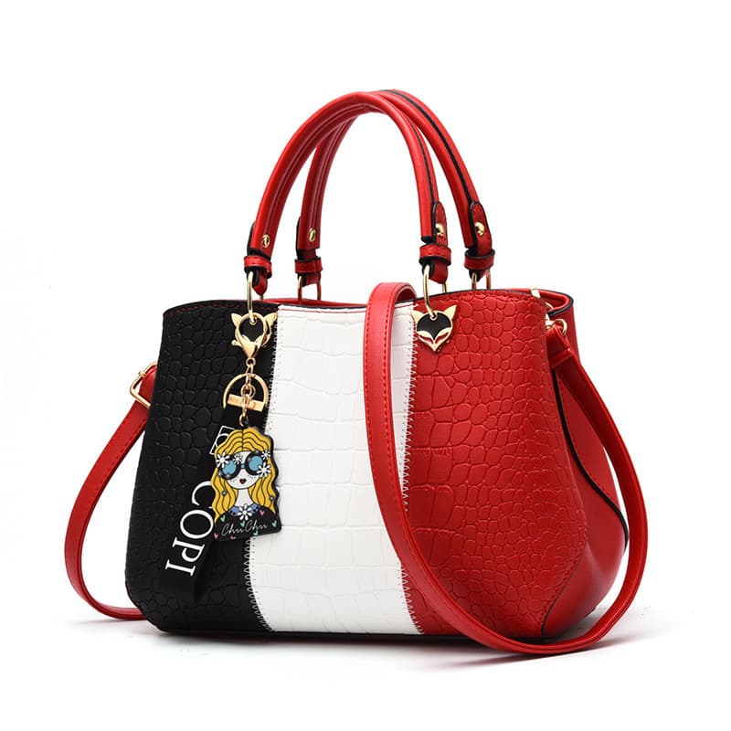 New Women's Large Bag, Simple PU Leather, Large Capacity, Shoulder Bag, Crossbody, Export Handbag, Women's Bag Drop Shipping