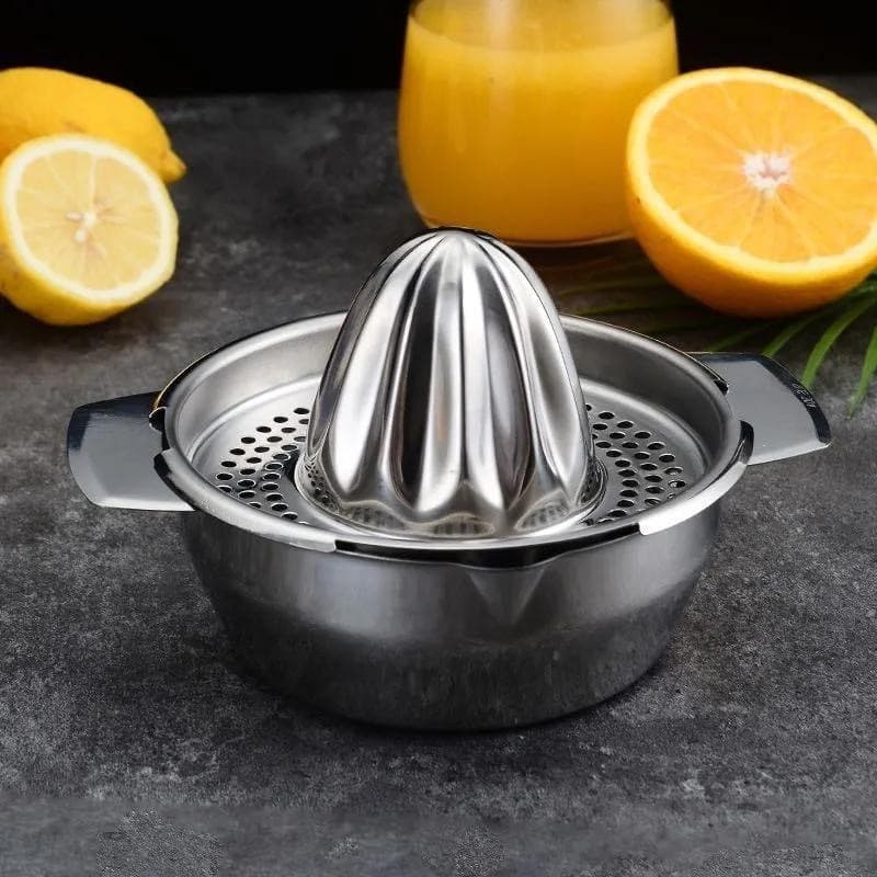 Thickened Stainless Steel Manual Juicer, Creative Home Lemon Squeezer, Portable Orange Juicer