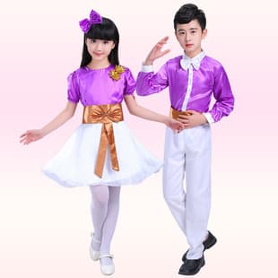 Children's Day Chorus Costume Performance Costume Singing the Motherland Performance Costume Choir Primary School Student Red Song Performance Costume