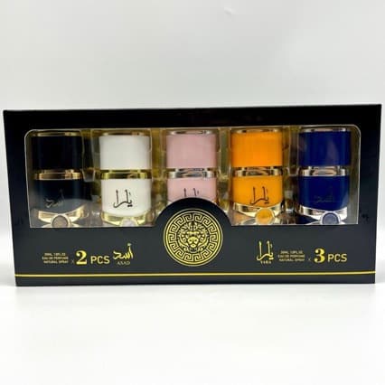 Lattafa ASAD YARA Fragrance Perfume Gift Set Middle East Arabic UAE Dubai Long-lasting