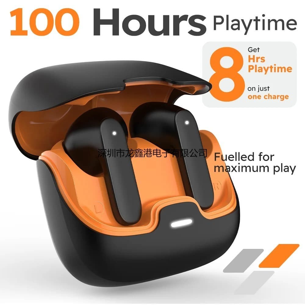 Bluetooth 5.4 TWS Wireless Bluetooth Earphones Ultra-Low Latency