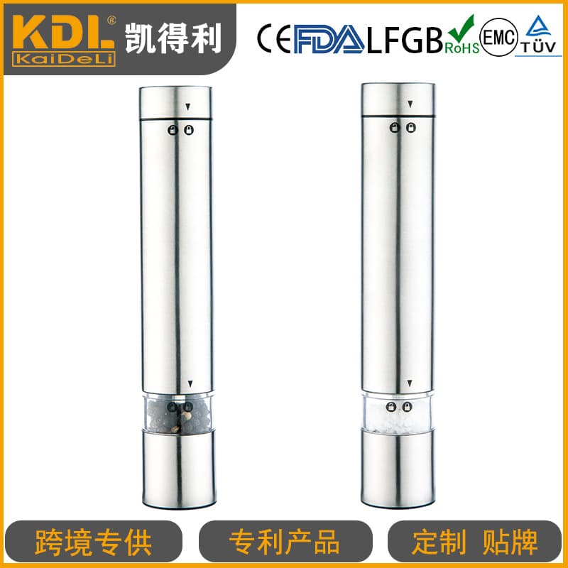 Stainless Steel Pepper Grinder Household Kitchen Mill Spice Essential Grinder KDL-556 Factory Wholesale