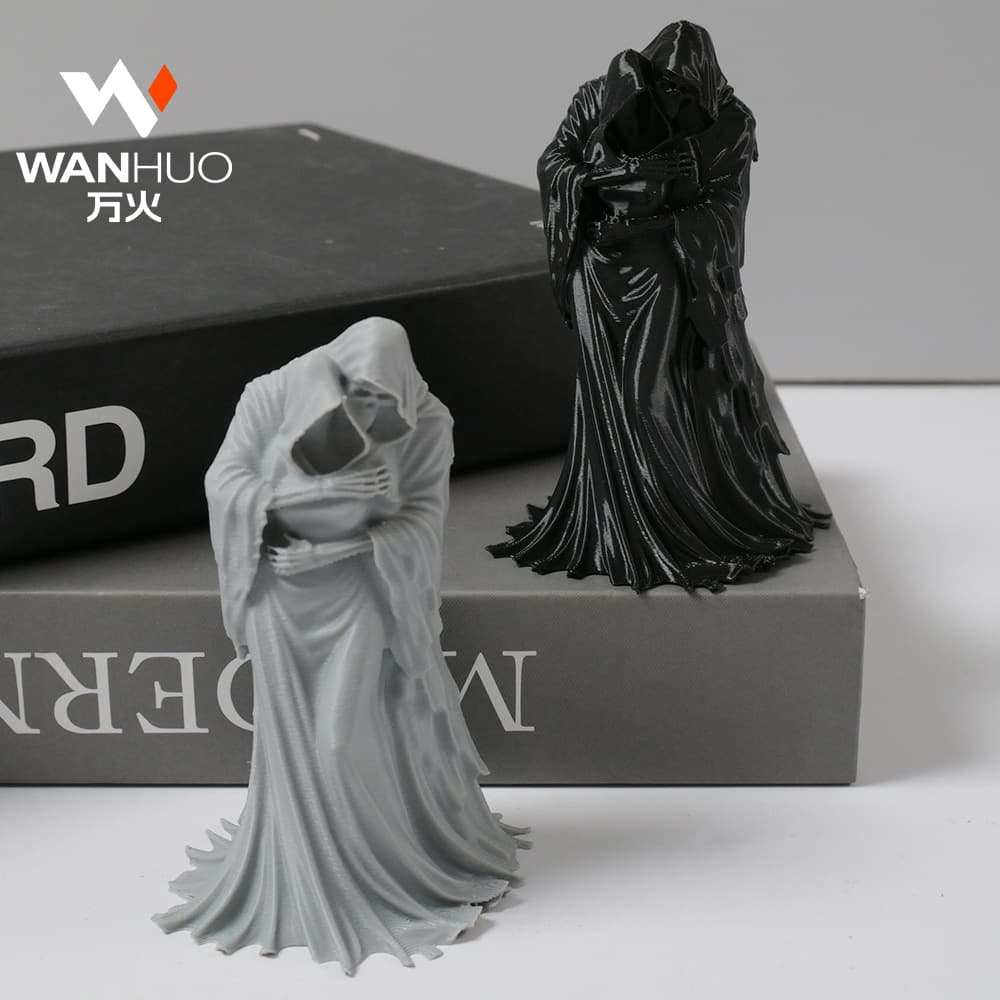 3D printed Dark Death embracing Gothic style skull statue decoration desktop ornaments home ornaments