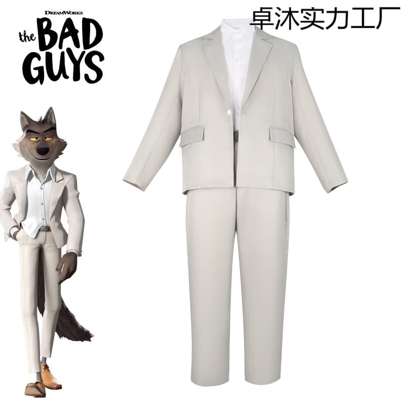 New Cartoon Bad Guys League Halloween Big Bad Wolf Suit Set In Stock