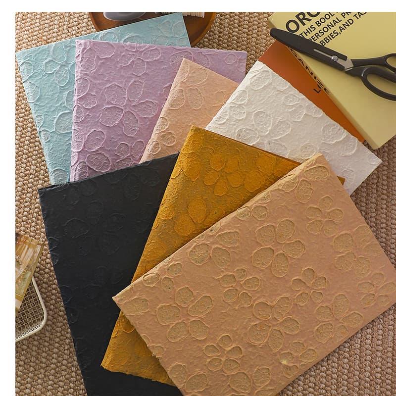 Handmade dancing petal paper, pleated paper, flower wrapping paper, gift gift wrapping material, double-layered flower paper, water rock paper