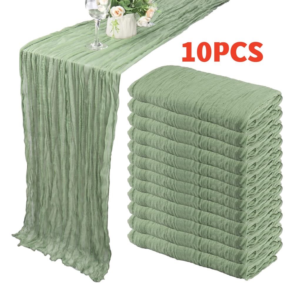 Cross-border new hot selling cheese table runner pleated cloth bohemian style balinese table cloth wedding party decoration