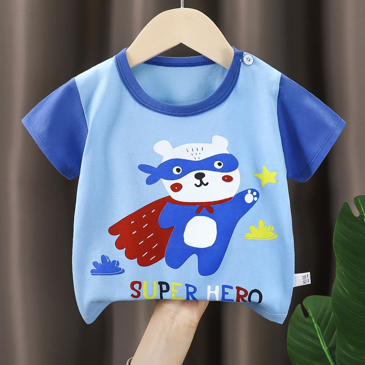 Children's Short Sleeve T-Shirt 100% Cotton Summer New Style Toddler Baby Boys Thin Top Girls Blouse Kids Clothing