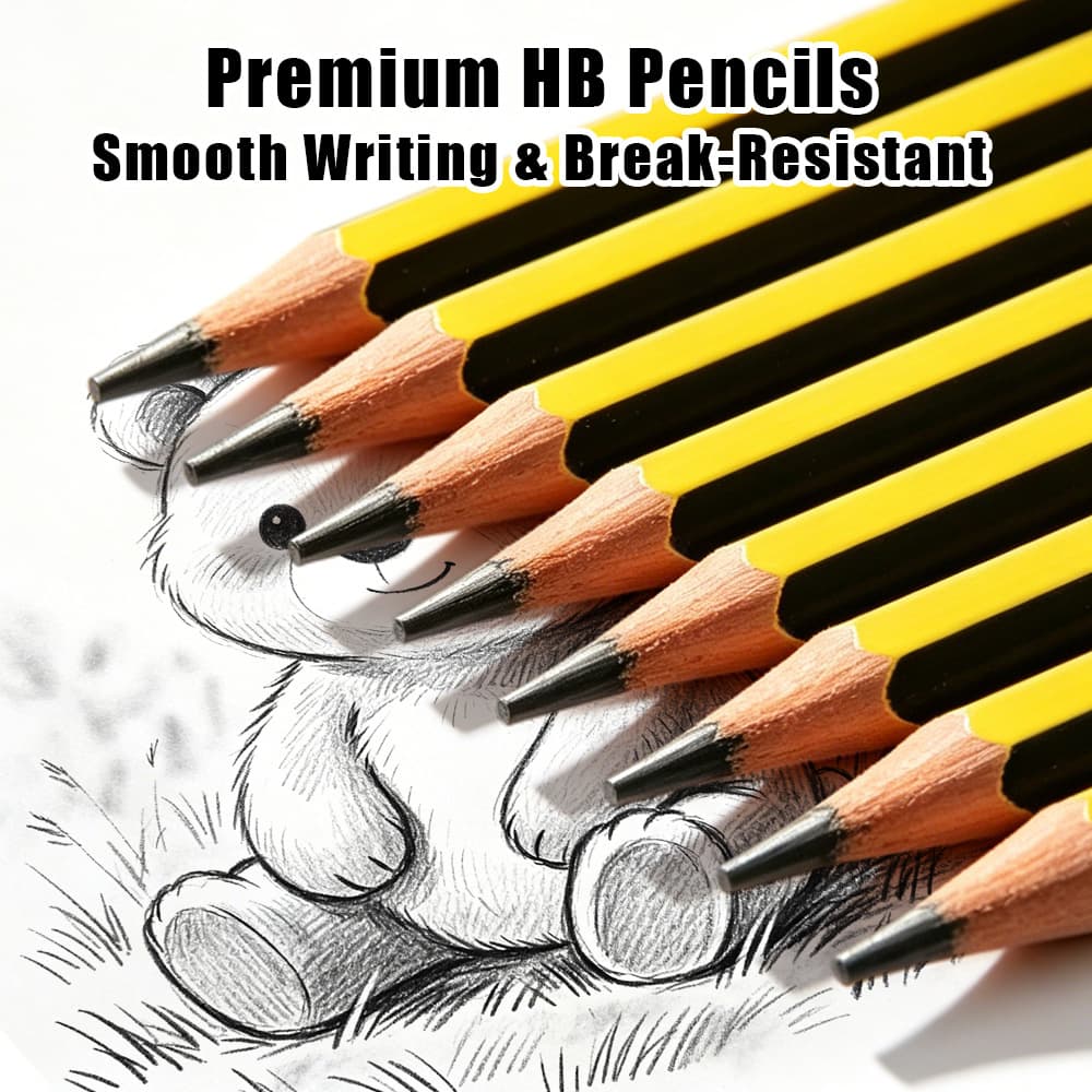 HB Exam Pencil, Student 2B Special Answer Sheet Pencil, Hexagonal Shaft Simple Drawing Pencil for Primary School Students, Wholesale