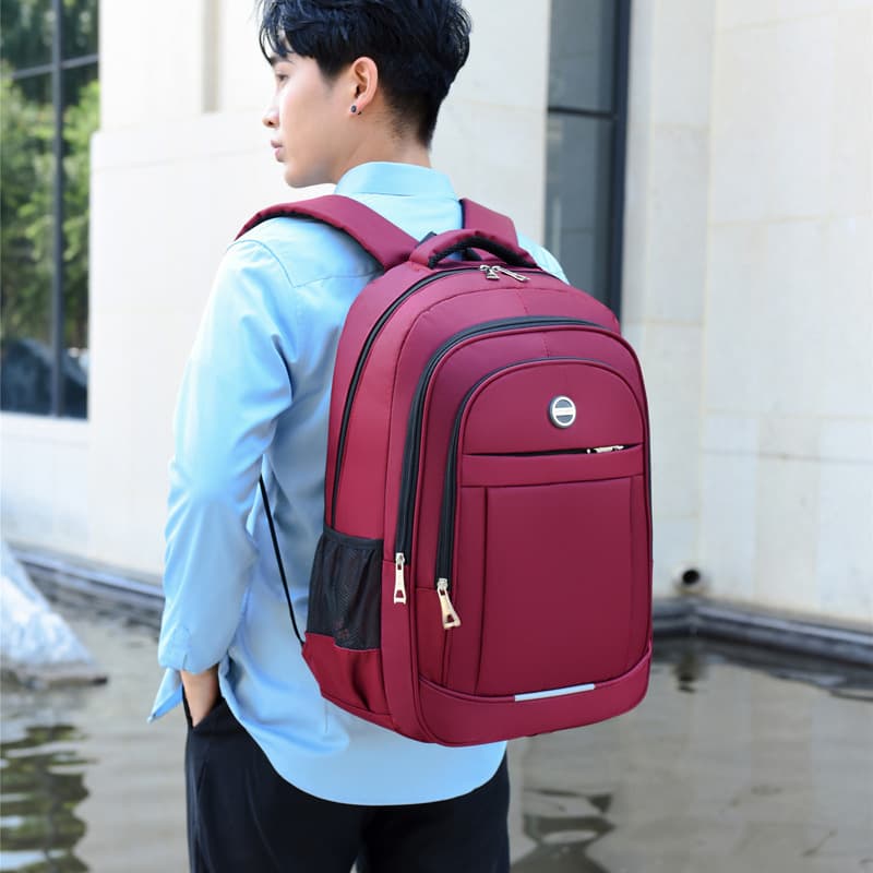Korean style backpack men's summer new travel Oxford cloth backpack business durable large capacity travel computer bag