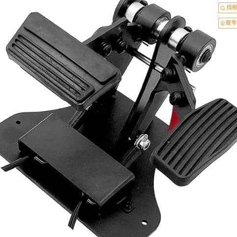 ACAR-B2 passenger side universal dual-control throttle and brake pedal