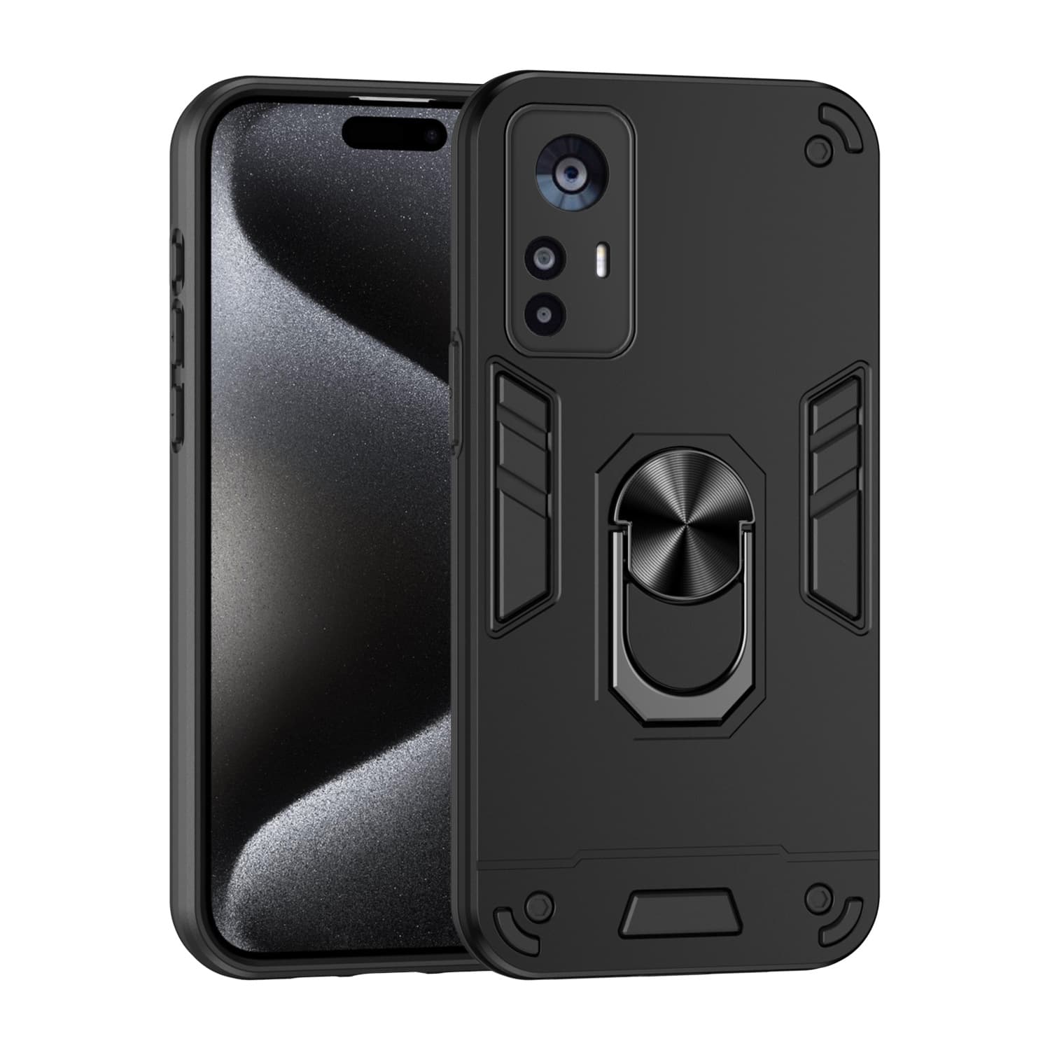 Magnetic Car Mount Case for Xiaomi 12T 13, Xiaomi 11 Lite, Shockproof Protective Cover