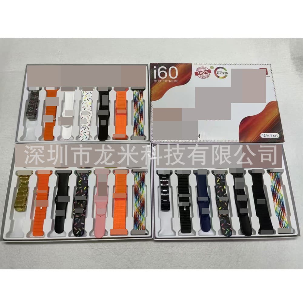 Cross-border popular i60 12in1 set smart watch + Bluetooth headset ultra3 set SmartWatch10