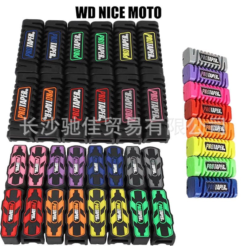 Factory Direct Universal Motorcycle Modification Parts Anti-Slip Foot Peg Rubber WY Enlarged Front Footrest Rubber Footrest Rubber Footrest Rubber