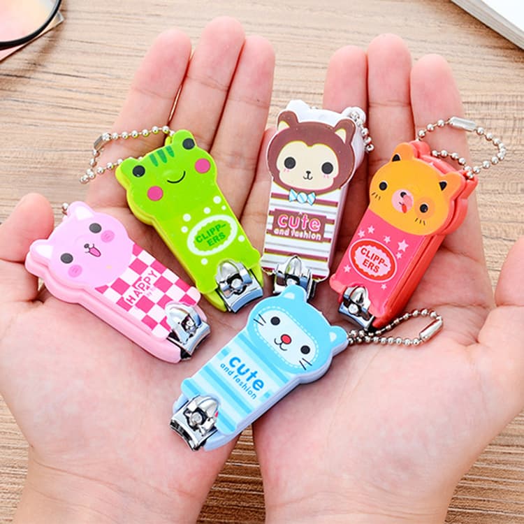 Creative Cute Nail Clipper Small Gift Logo Street Stall Stainless Steel Kids Cartoon Manicure Nail