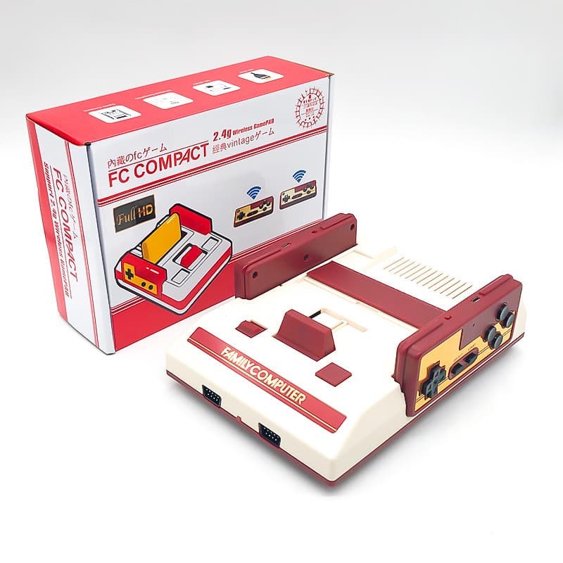 Retro FC TV Game Console Classic Vintage Home Red-White Console 8-Bit Cartridge Game Console 500+132 Games