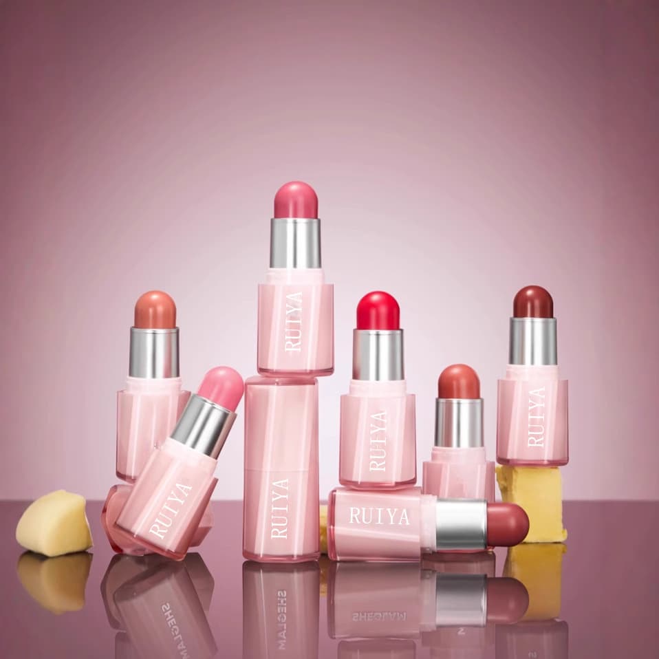 Cross-border Sheglam Solid Blush Stick Butter Blush Cream Lipstick Stick 2-in-1 Rouge