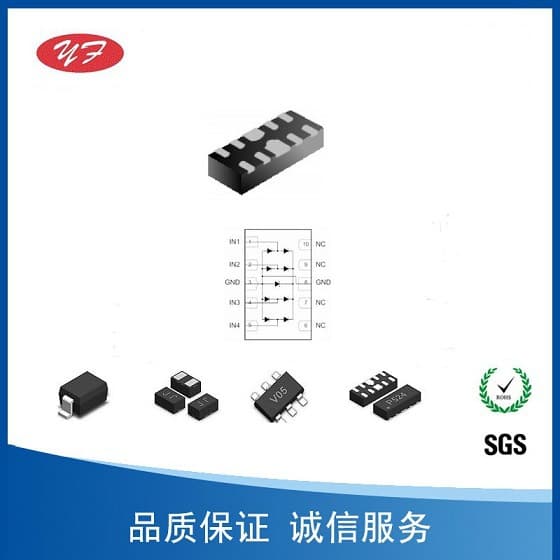 ESD Protection Diode ST0524D25L Capacitance 0.6pF Special Offer
