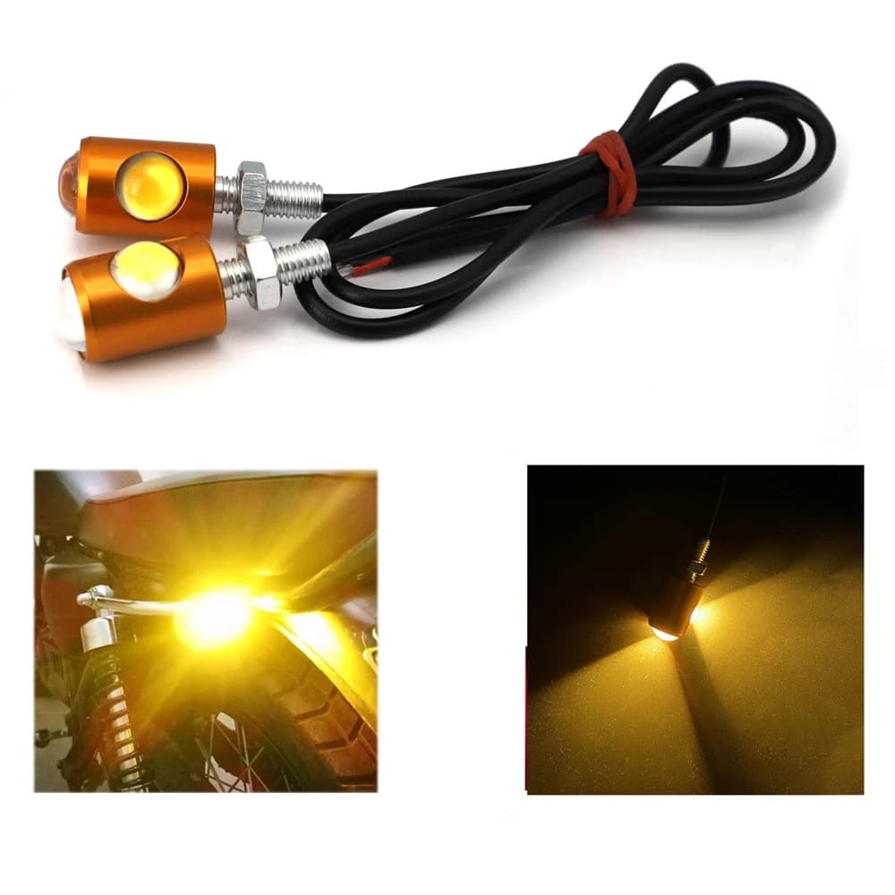 High power led eagle eye light 2LED 3W license plate light modified hooligan reversing light motorcycle license plate light