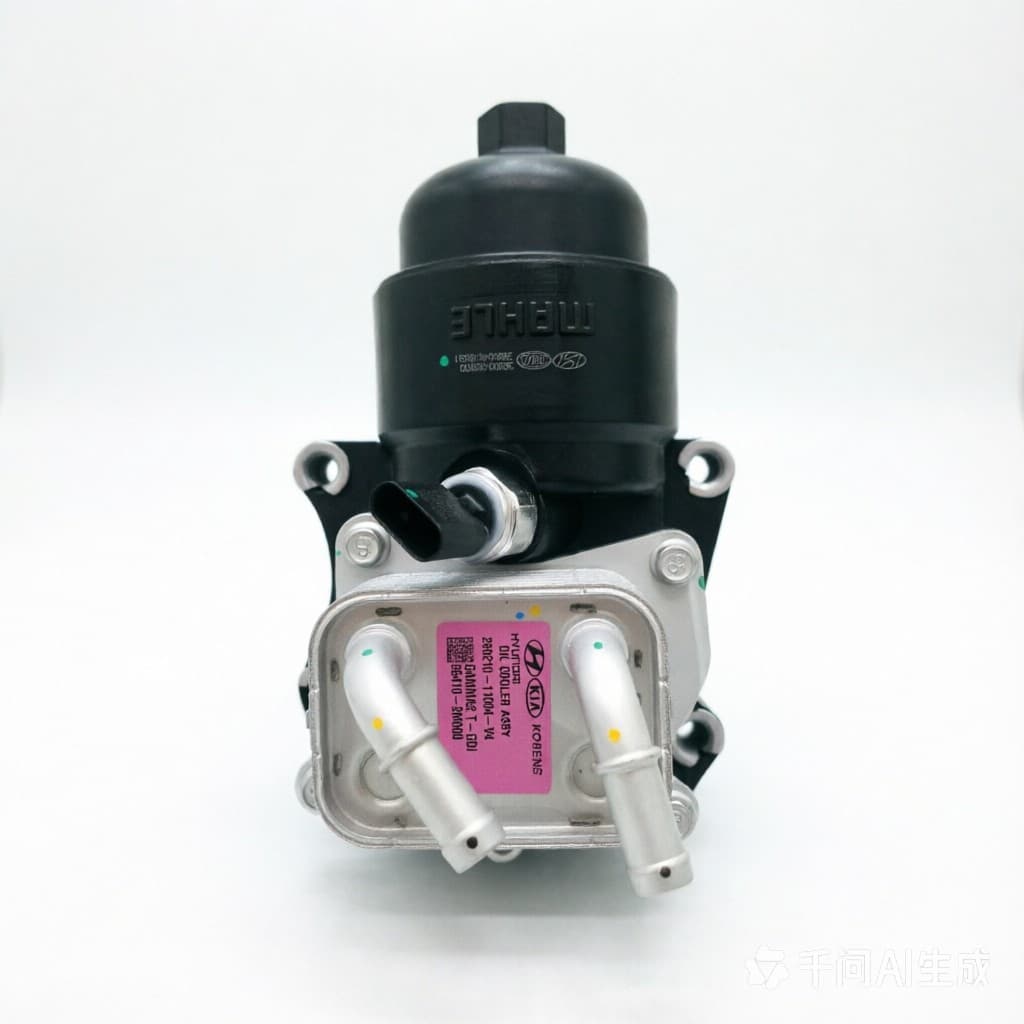 Engine Oil Radiator Cooler Transmission Radiator Assembly with Sensor Plug Radiator 26300