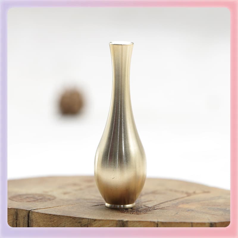 ✅ Brass Mini Vase Desktop Creative Vase Decorative Accessories Antique Living Room Flower Holder
