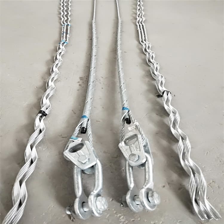 OPGW optical cable safety backup clamp, conductor backup clamp, spare clamp, manufacturer-supplied anti-drop device